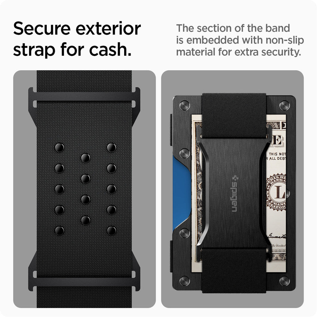 SPIGEN Card Holder [Wallet S] Built with Aluminum 12 Cards / Aluminum Card Holder / Money Holder / Cash Holder