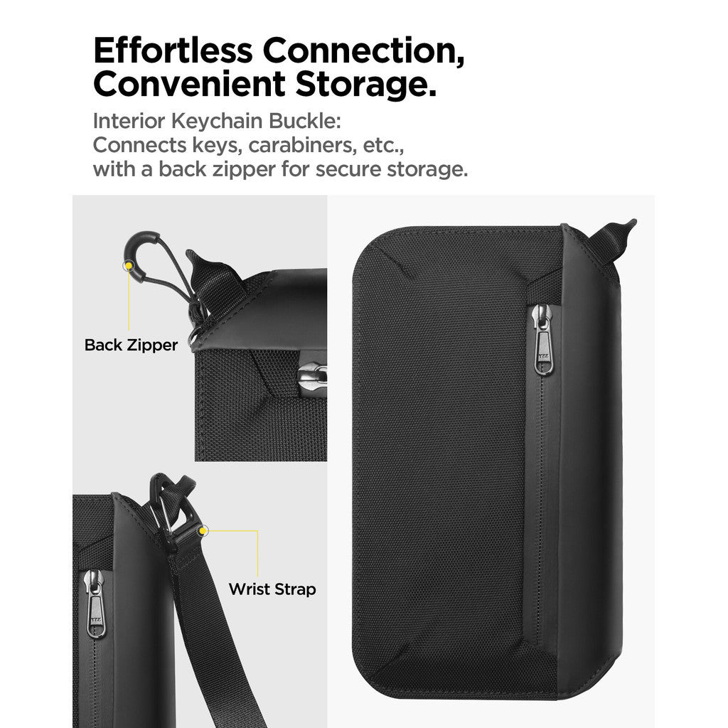 SPIGEN [KD500 Pouch] Passport Organizer Pouch / Hold up to 4 Passports with One Pouch