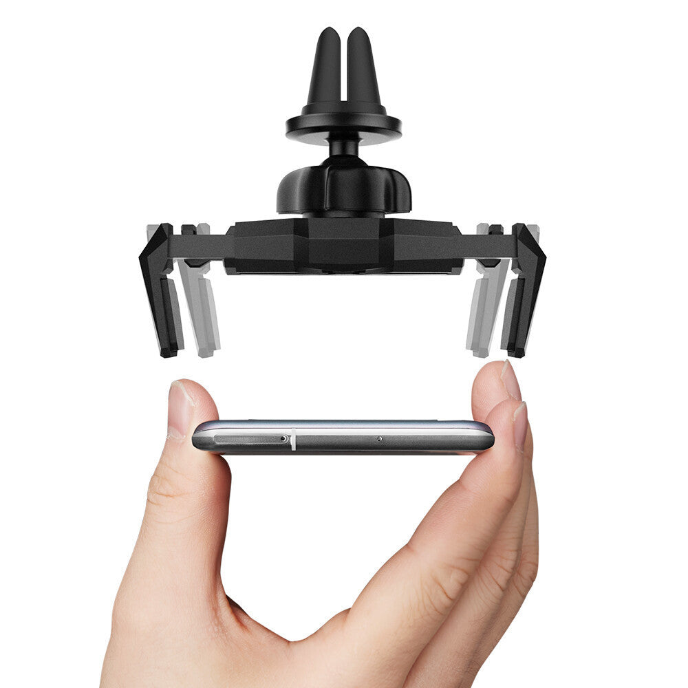 SPIGEN Car Mount TMS 12 Click.R One-touch Technology, AirVent Phone Holder with 360° rotation head Car Phone Holder
