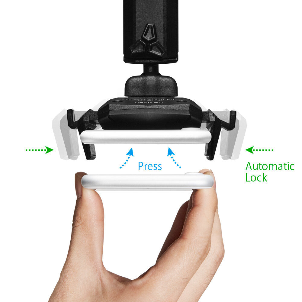SPIGEN Car Mount [TS35] Suction Cup with Integrated Adhesive Gel Pad, Secure Lock with One-Touch Technology