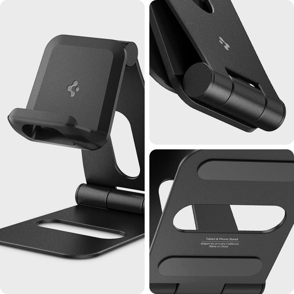 SPIGEN Universal Stand S311 Phone, Tablet, Nintendo Switch Stand Foldable & Adjustable Aluminum Desktop Stand Holder