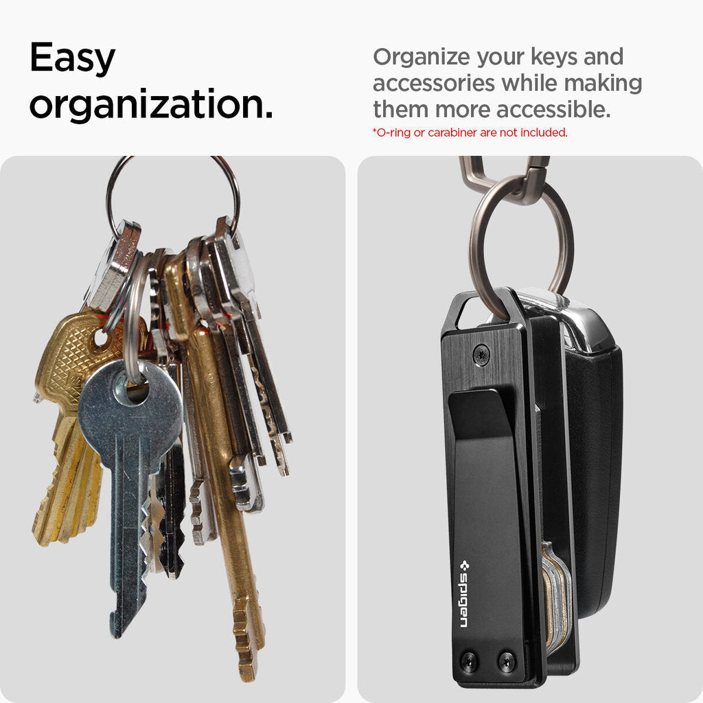 SPIGEN Key Holder [Metal Fit Organizer] Keeping your Keys at All-In-One Place with Silent Hold