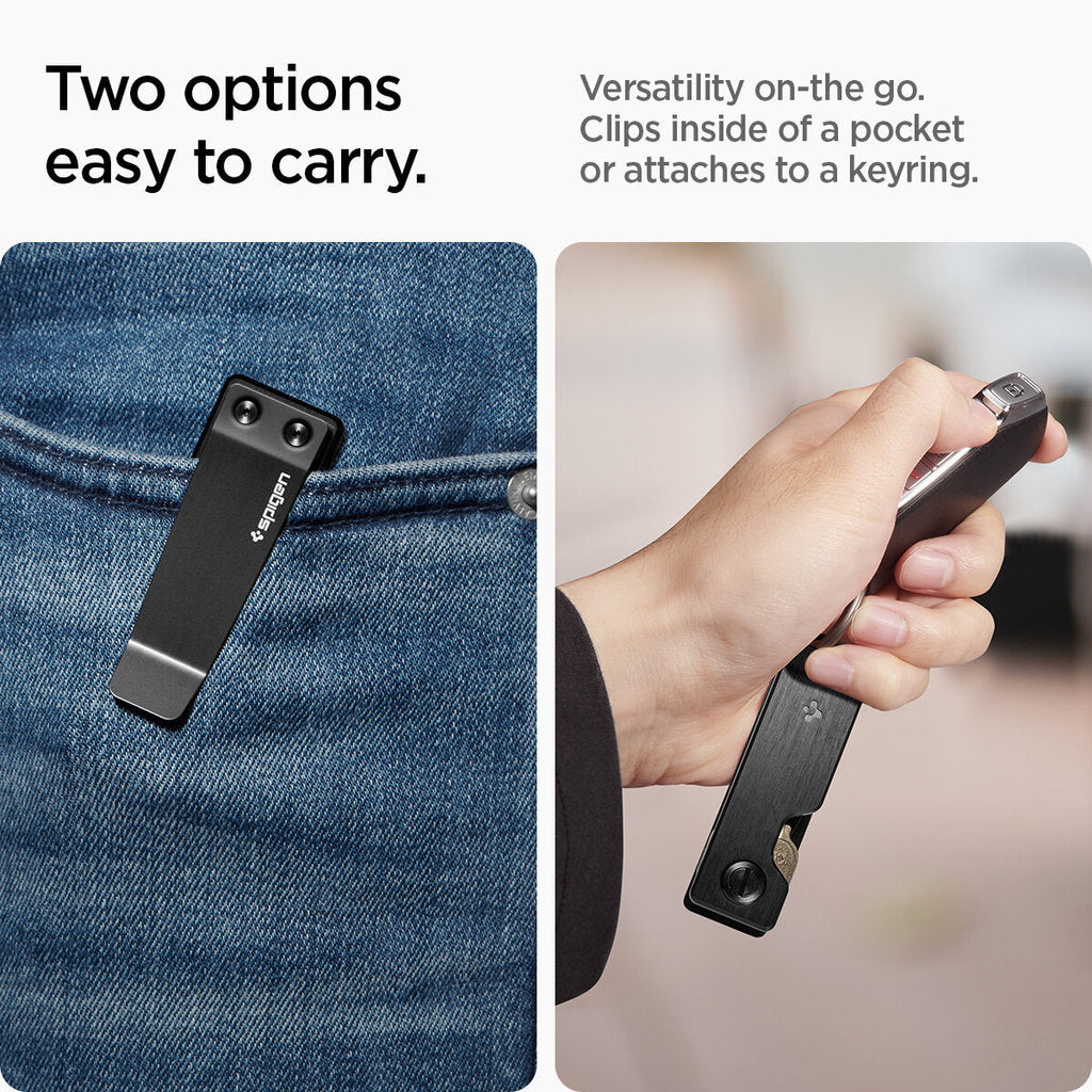 SPIGEN Key Holder [Metal Fit Organizer] Keeping your Keys at All-In-One Place with Silent Hold