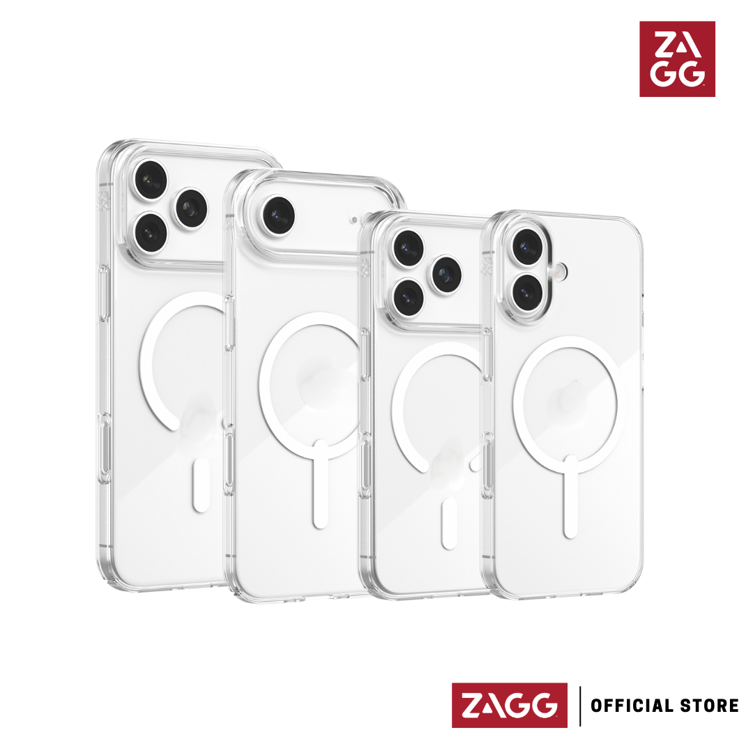 ZAGG Essential Hampton Snap Lite MagSafe Case for iPhone 17 Series - Clear