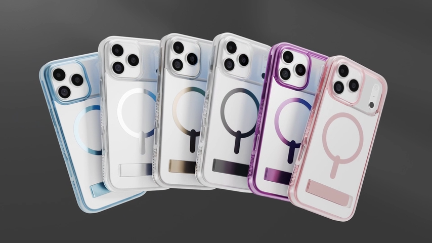 ZAGG Santa Cruz Snap MagSafe Case with Kickstand for iPhone 17 Pro Max