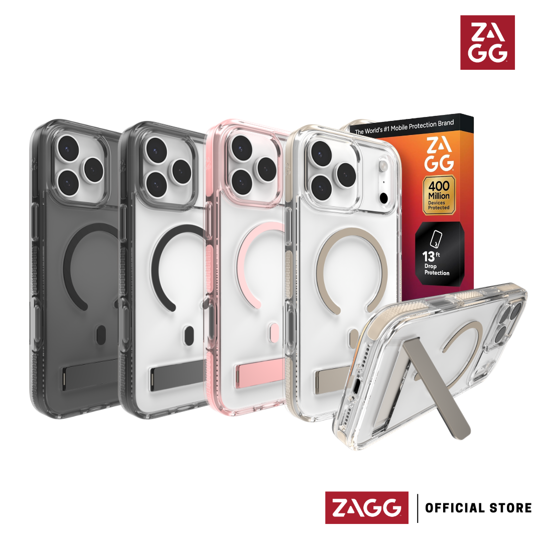 ZAGG Santa Cruz Snap MagSafe Case with Kickstand for iPhone 17 Pro Max