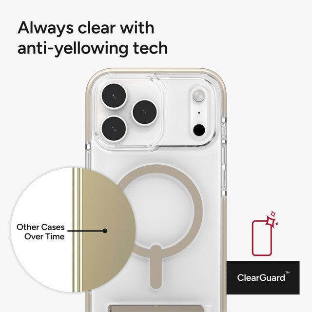 ZAGG Santa Cruz Snap MagSafe Case with Kickstand for iPhone 17 Pro Max