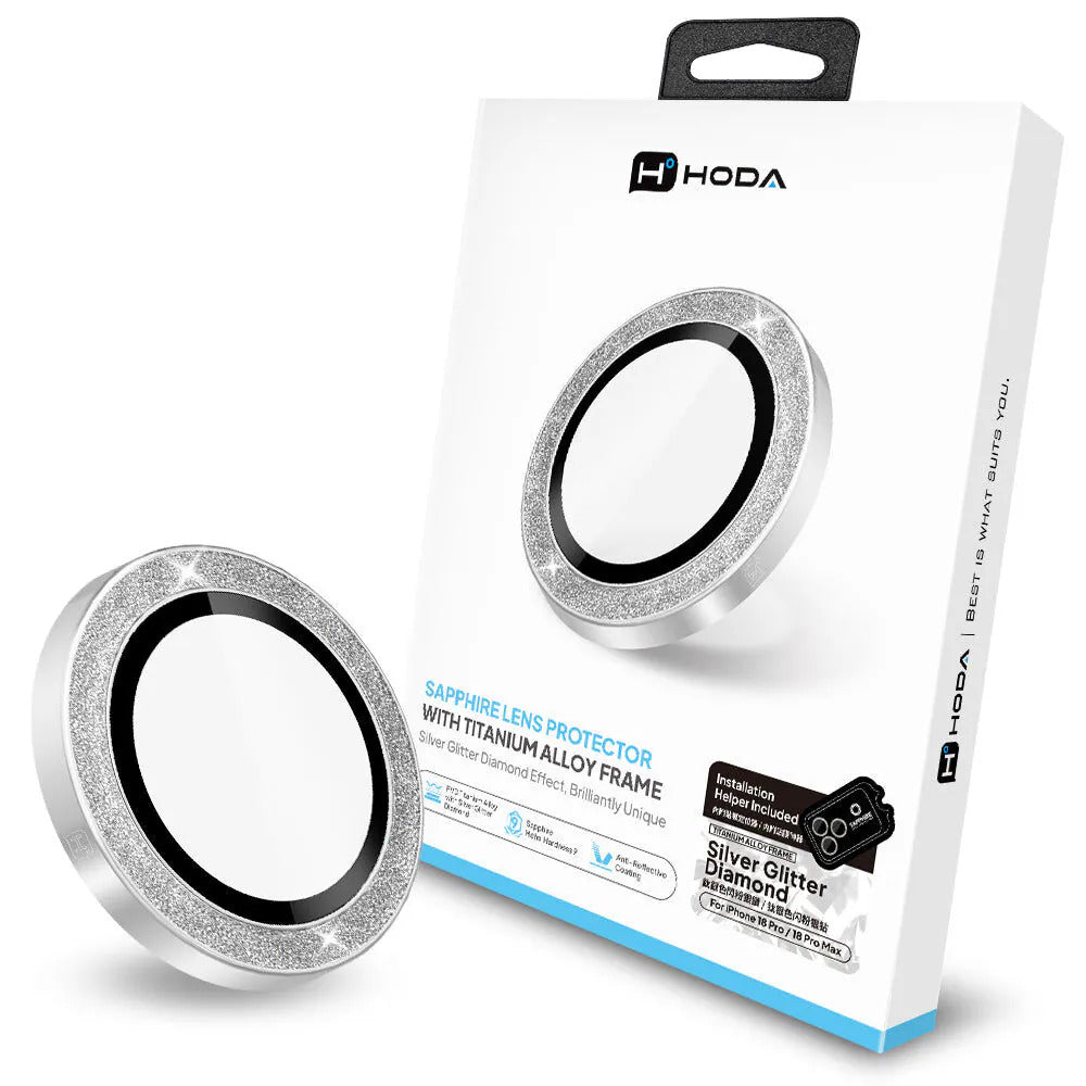 Hoda Sapphire Lens Protector With Helper for iPhone 18 Pro / iPhone 18 Pro Max (3 lenses/set)