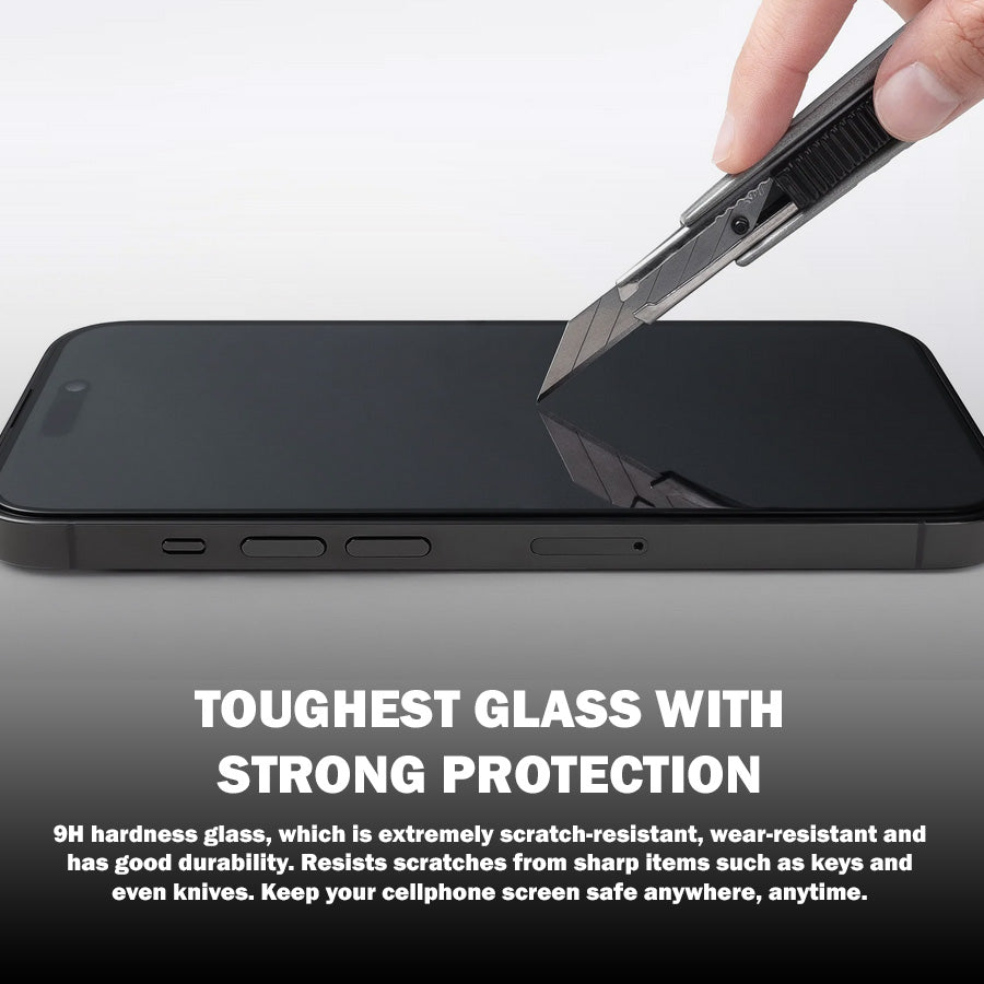 RHINOSHIELD 9H Tempered Glass Scratch Resistance Screen Protector compatible for iPhone 18 Pro / iPhone 18 Pro Max