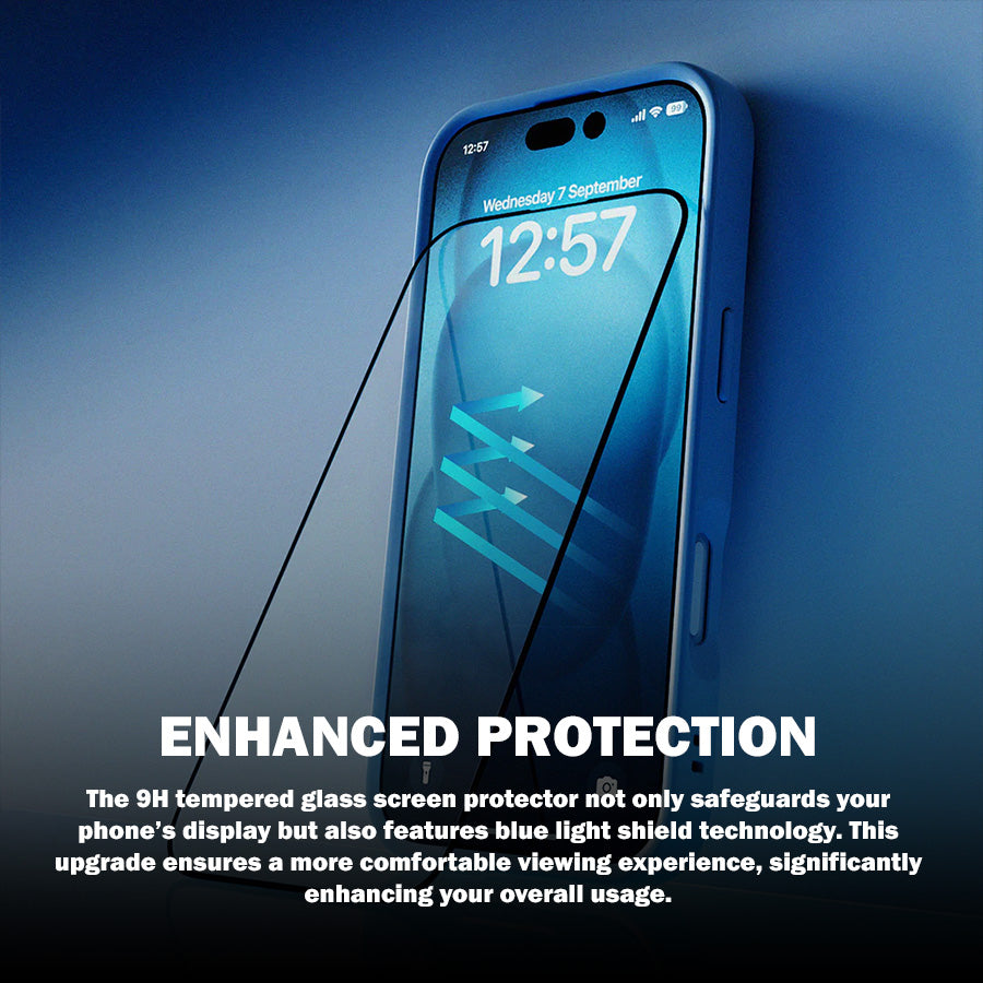 RHINOSHIELD 9H Tempered Glass Scratch Resistance Screen Protector compatible for iPhone 18 Pro / iPhone 18 Pro Max
