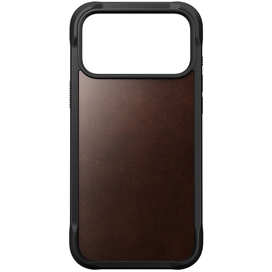 NOMAD Rugged Leather Phone Case compatible for iPhone 18 Pro / iPhone 18 Pro Max (Horween Leather and Magnetic)