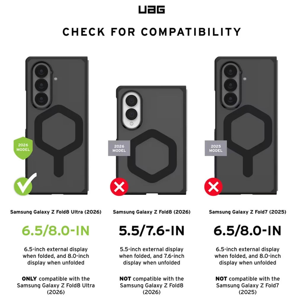 UAG Mouve Samsung Galaxy Z Fold 8 Ultra / Z Fold 8 Magnetic Case Military Drop Protection