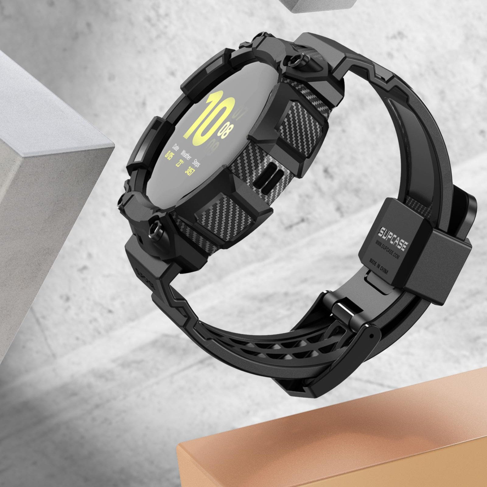 SUPCASE Galaxy Watch Active 2 44mm & 40mm Unicorn Beetle Pro Wristband Case