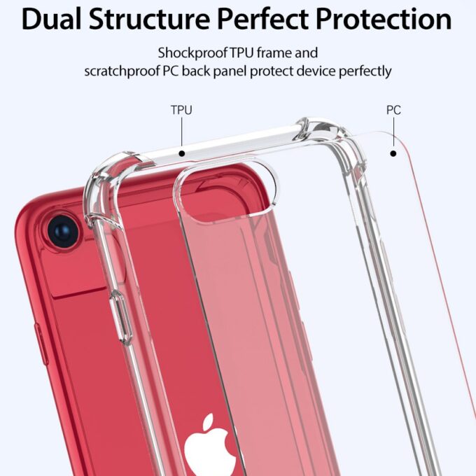 Araree Duple iPhone SE (2020) Case Cover Clear