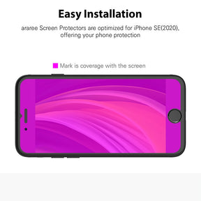 Araree Sub-Core Glass iPhone SE (2020) Screen Protector Tempered Glass