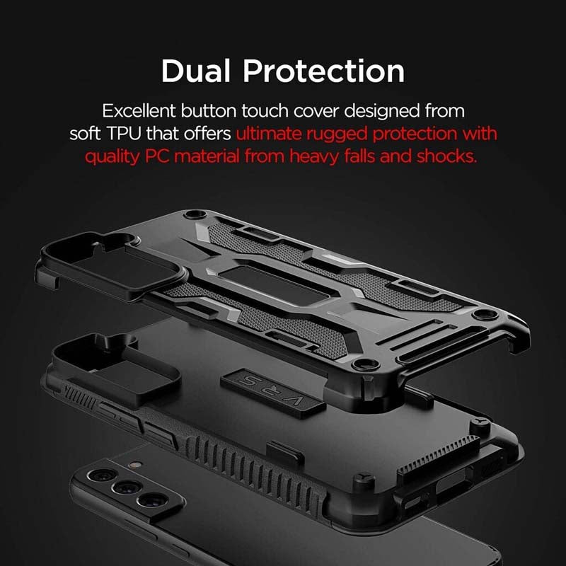 VRS Design Terra Guard Compatible with Galaxy S22 / Plus / Ultra Case Sturdy Dual Guard Case