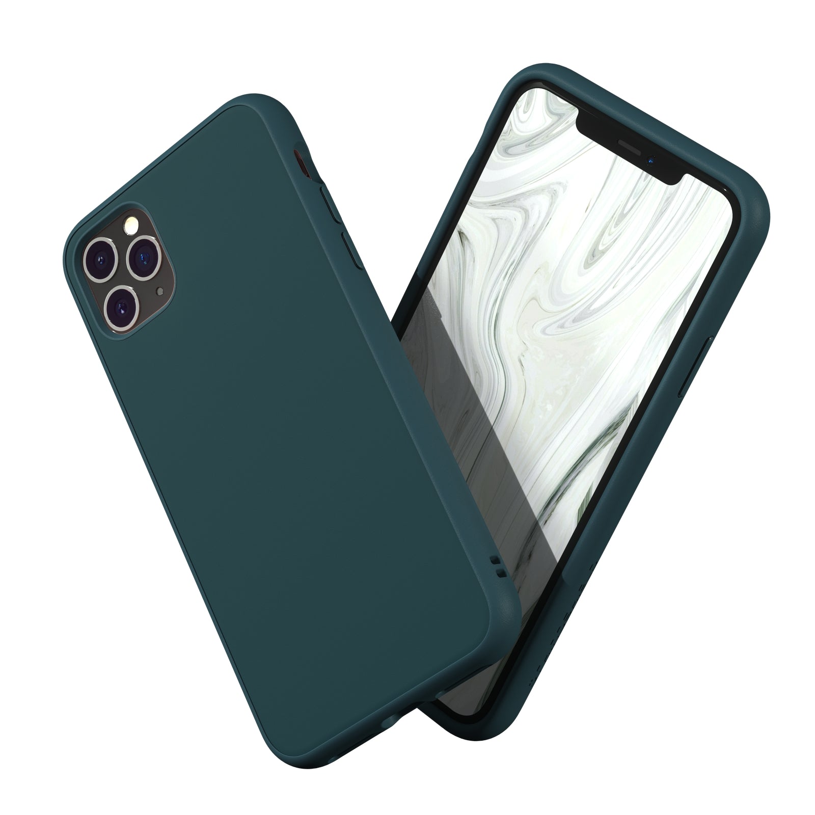 RhinoShield SolidSuit Dark Teal iPhone11/Pro/ProMax Shock Absorbent Slim Cover, Premium Matte Finish 3.5M/11ft Drop Protection