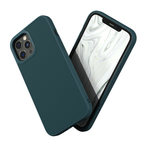 RhinoShield SolidSuit Dark Teal iPhone12/Pro/ProMax Shock Absorbent Slim Cover, Premium Matte Finish 3.5M/11ft Drop Case