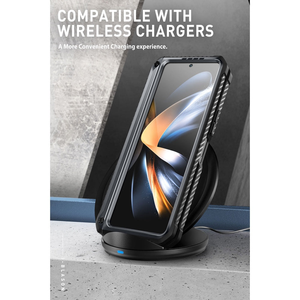 i-Blason Armorbox Case for Samsung Galaxy Z Fold 4Pen Holder & Kickstand, Full Body Protective Built-in Screen Protector