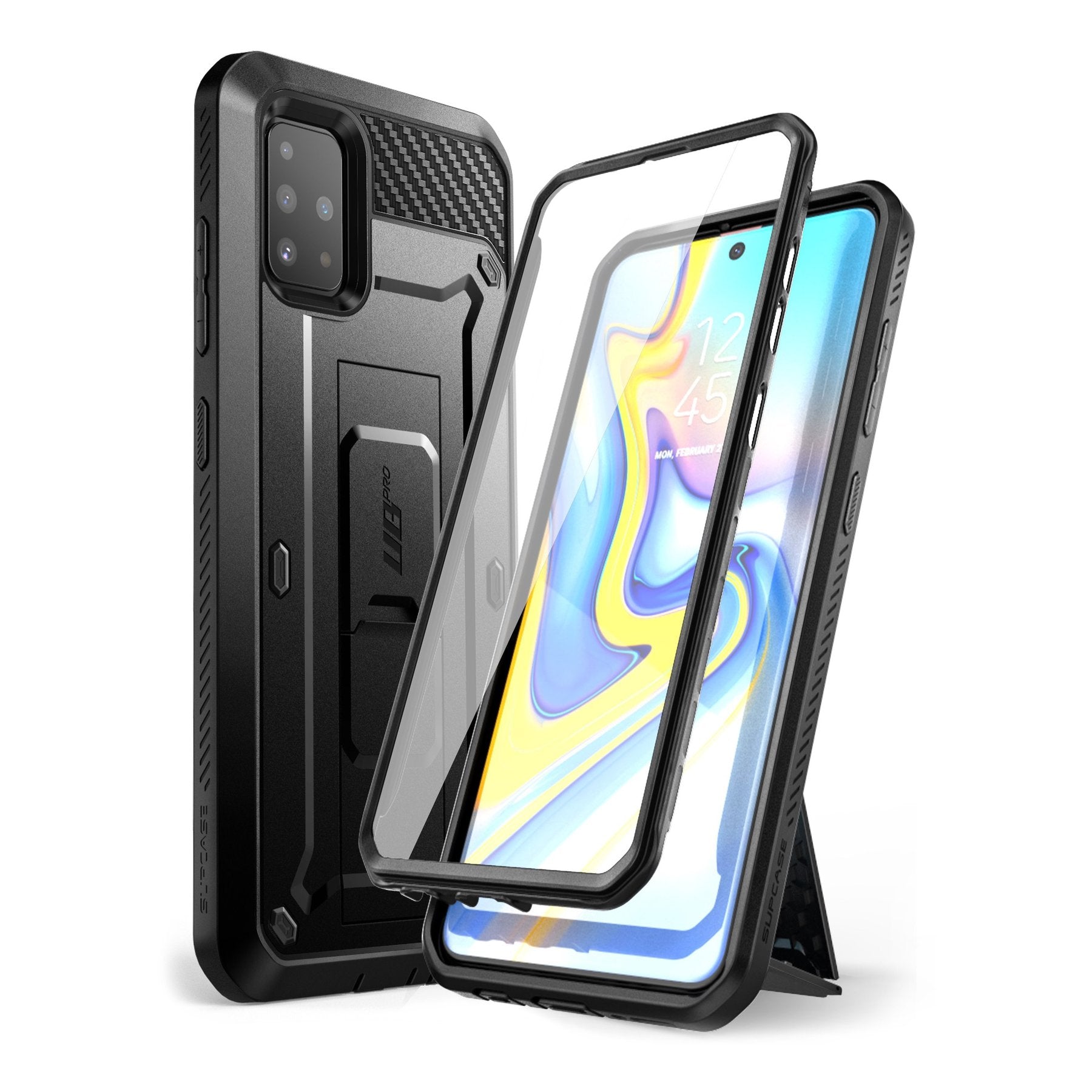 SUPCASE Galaxy A51 / A71 Unicorn Beetle Pro Rugged Case - Black