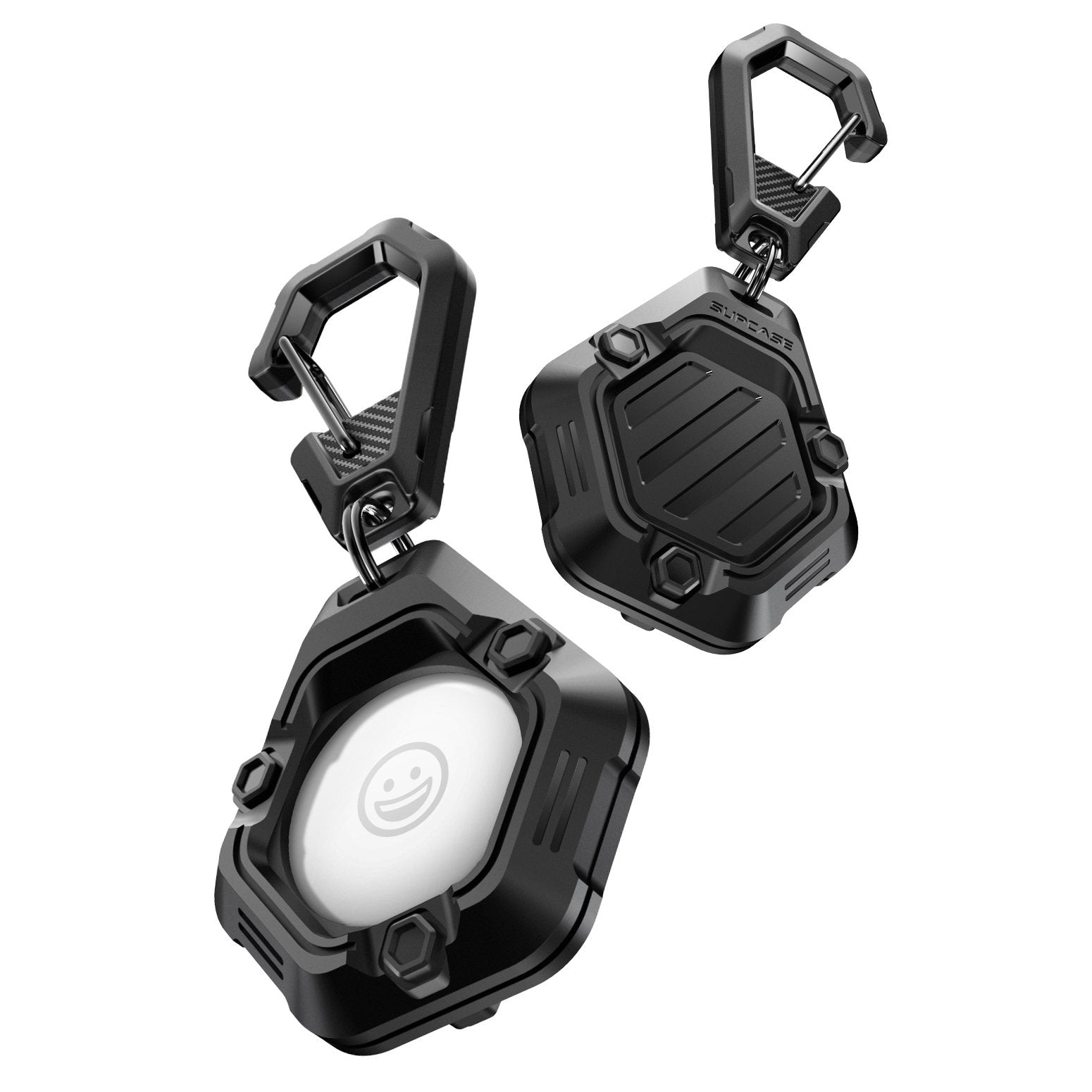 SUPCASE Apple AirTag Unicorn Beetle PRO Rugged Keychain Case - Black