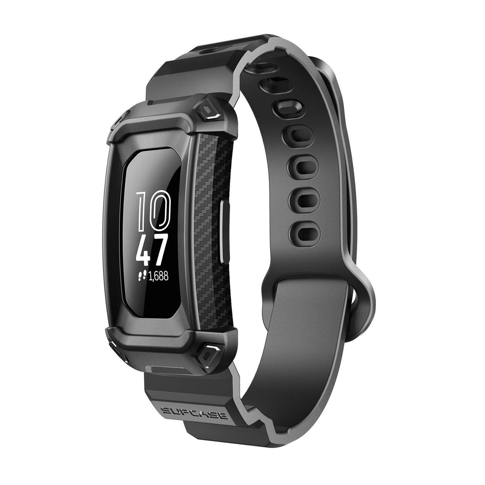 SUPCASE Fitbit Inspire 2 / Inspire Unicorn Beetle Pro Wristband Case-Black