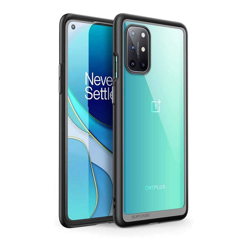 SUPCASE OnePlus 8 / 8 Pro / 8T Unicorn Beetle Style Clear Bumper Case - Black