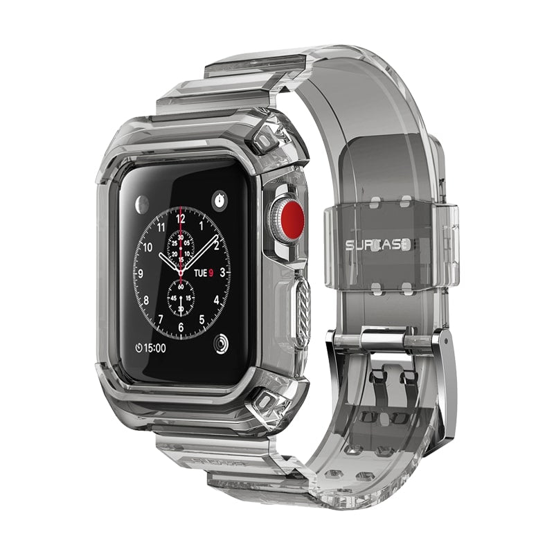 SUPCASE Apple Watch 3 / 2 / 1 UB Pro Wristband Case (42mm) - Clear