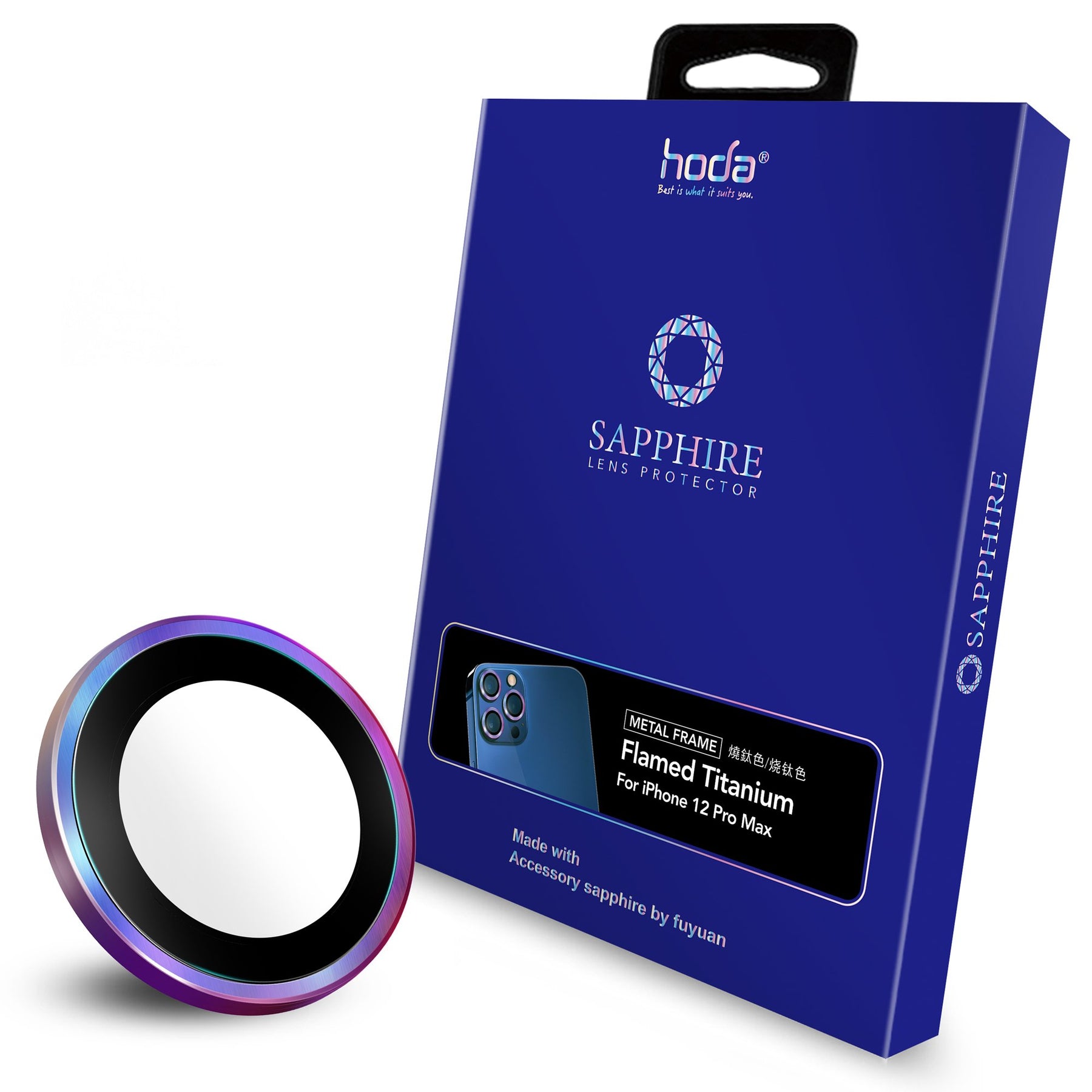 Hoda Sapphire Lens Protector iPhone 12 / Pro / Pro Max / Mini / iPhone 11 Camera Screen Protector