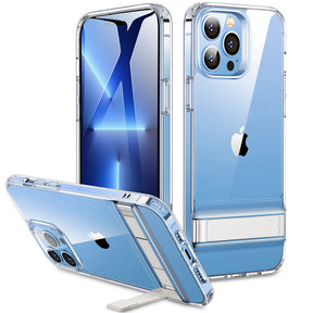 ESR Metal Kickstand iPhone 13 / 13 Pro Max Two-Way Stand Reinforced Drop Protection Flexible TPU Soft Back Case