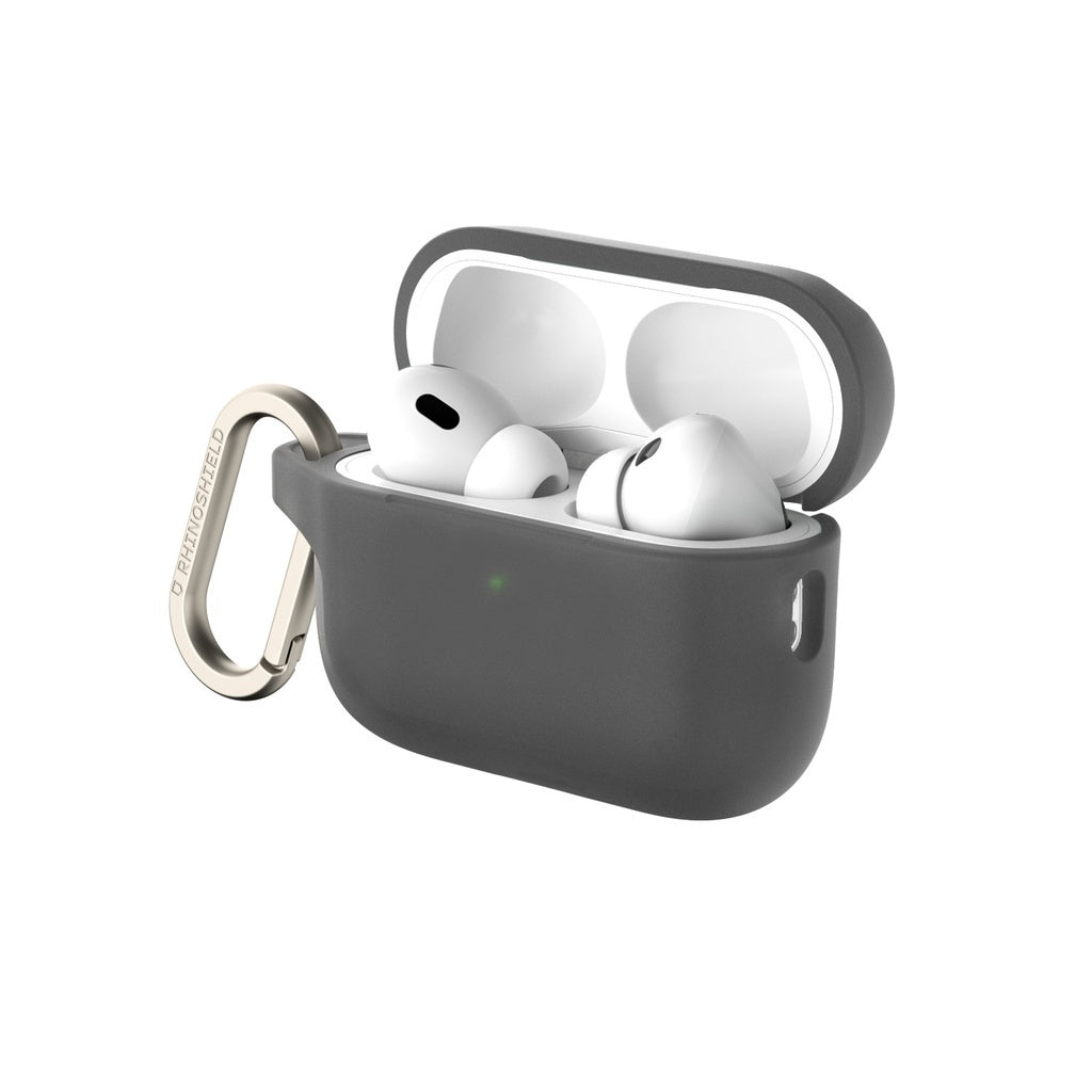 RhinoShield Case with Carabiner Compatible with AirPods Pro 2 Military Grade Drop Protection Wireless Charging