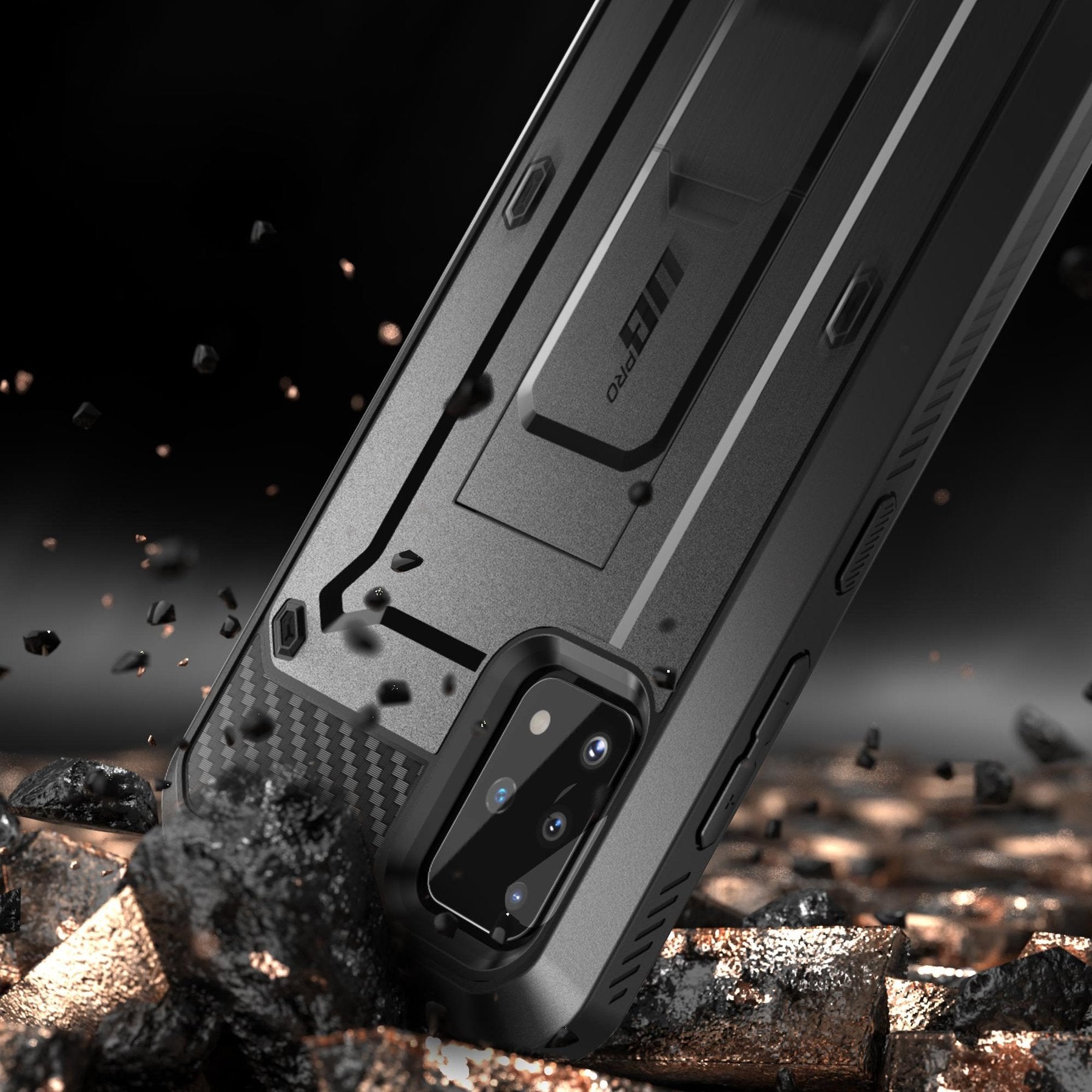 SUPCASE Galaxy A51 / A71 Unicorn Beetle Pro Rugged Case - Black