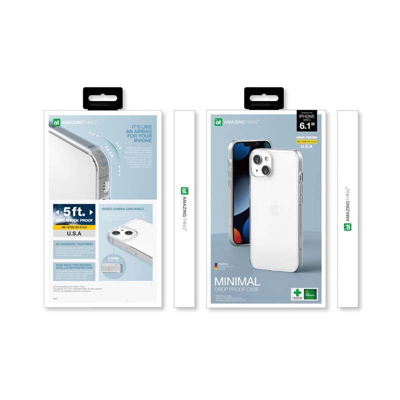 Amazingthing Anti-microbial Titan Pro / Minimal Drop proof case for iPhone 13 / iPhone 13 Pro / iPhone 13 Pro Max