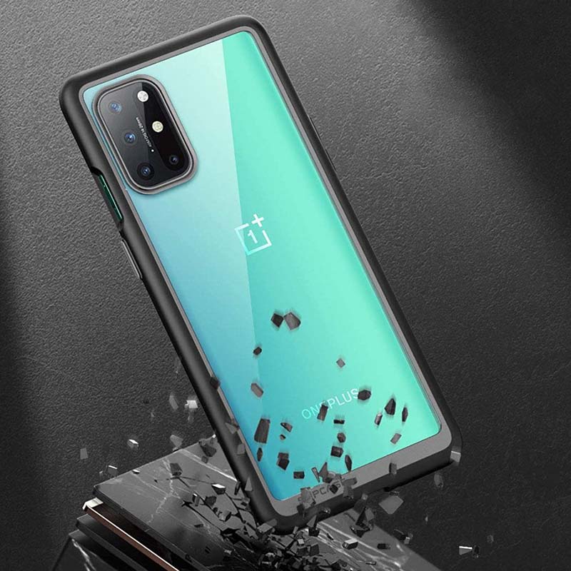 SUPCASE OnePlus 8 / 8 Pro / 8T Unicorn Beetle Style Clear Bumper Case - Black