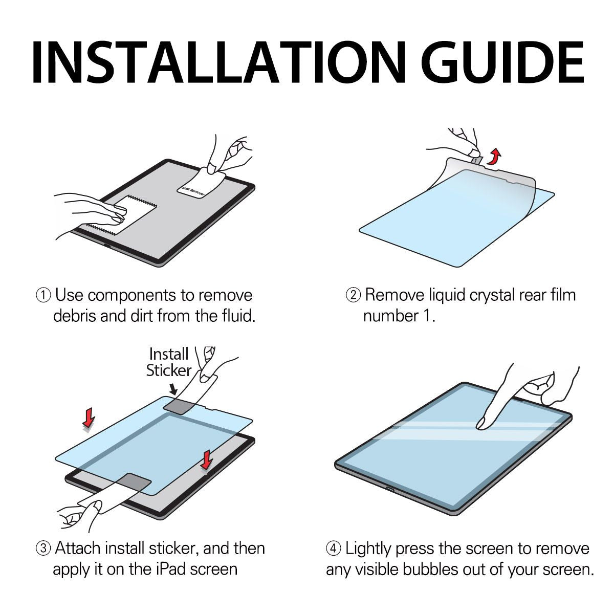 Araree Sub Core iPad Pro 11 / 12.9 inch (2021) Tempered Glass Screen Protector