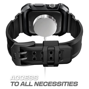 SUPCASE Apple Watch 7/6/5/4/SE UB Pro Wristband Case (44mm/45mm) - Black
