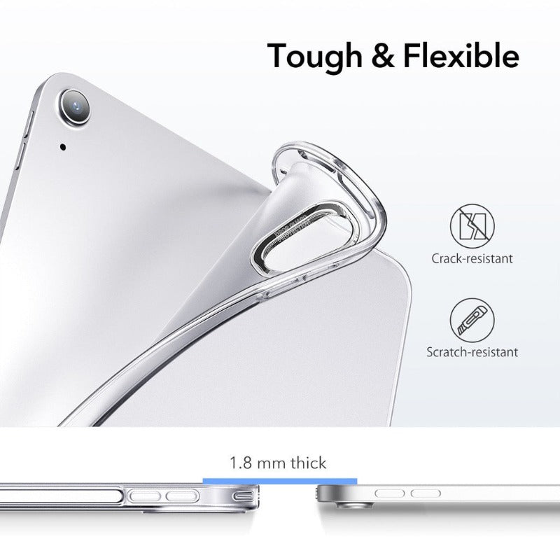 ESR Case For iPad Air 5/4 (2022) Project Zero Slim Matte Case Rebound Soft Shell Translucent TPU Back-Cover