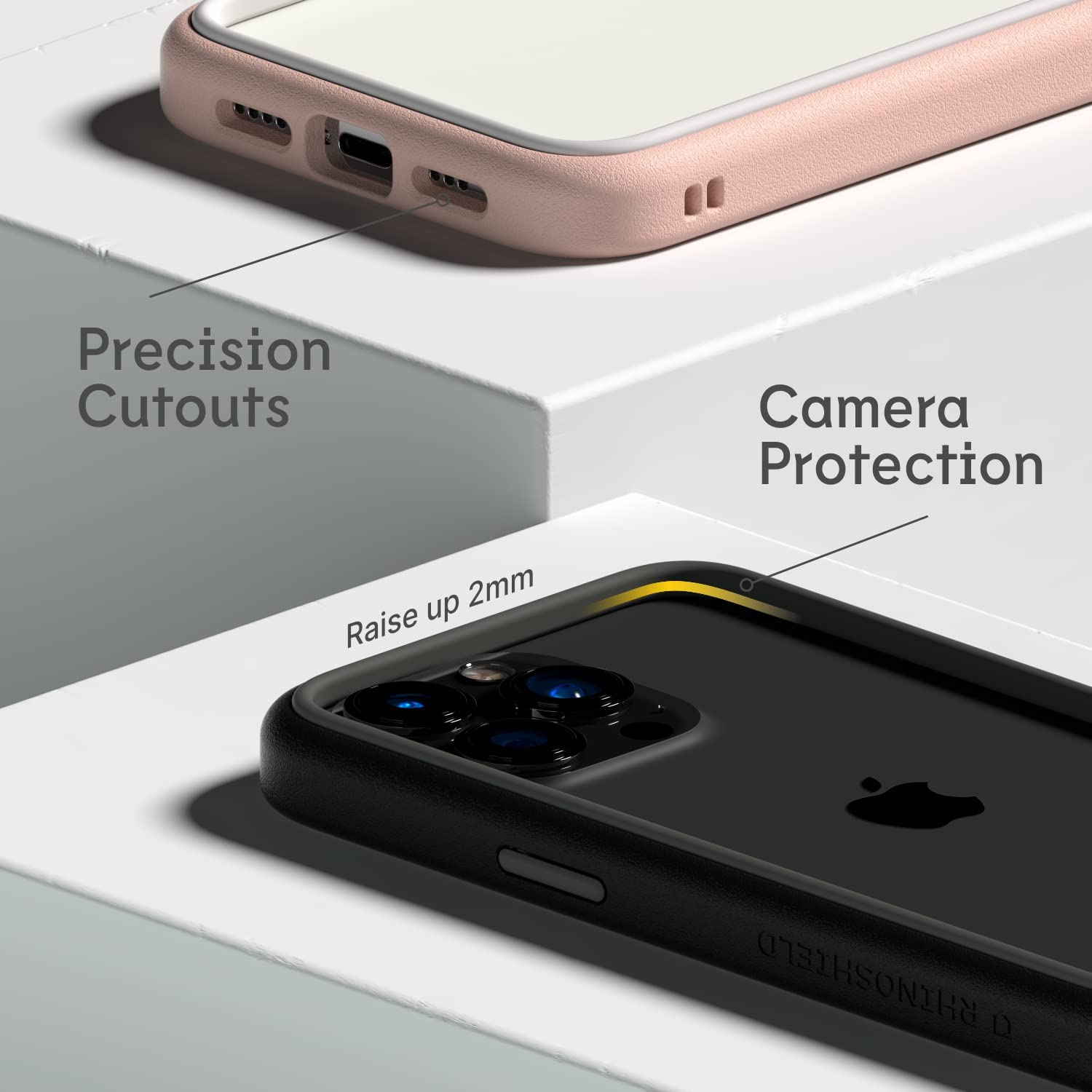 iPhone 13 Pro Max Case, Changable Bumper + Rear, Rhinoshield