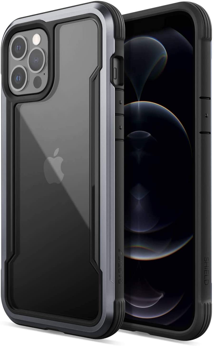 X-Doria Defense Raptic Shield iPhone 12 / Pro / Pro Max Shock Absorbing Protection, Durable Aluminum Frame, 10ft Drop Tested Case
