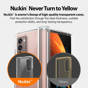 Araree Nukin 360 Galaxy Z Fold 2 Transparent Hard Polycarbonate Case (Clear)