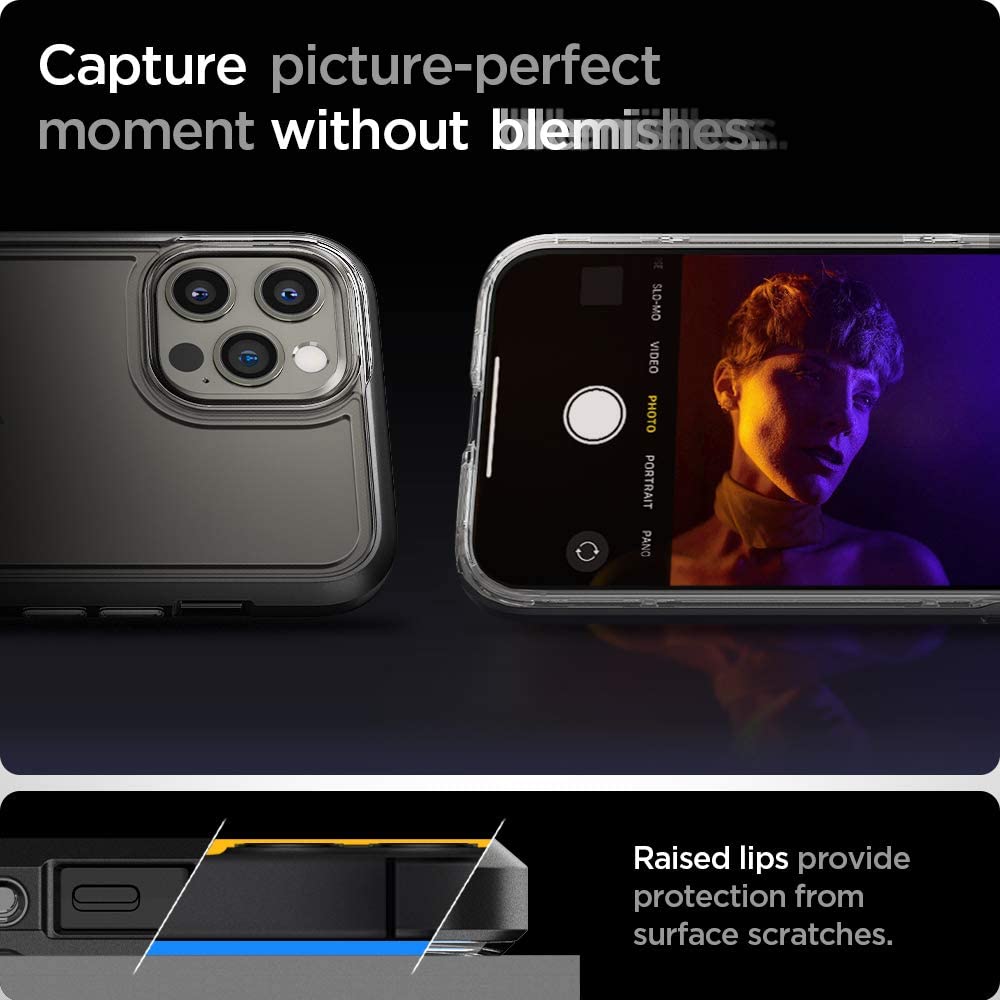Spigen Neo Hybrid Crystal iPhone 12 / Pro / Pro Max Case Black Cover Case