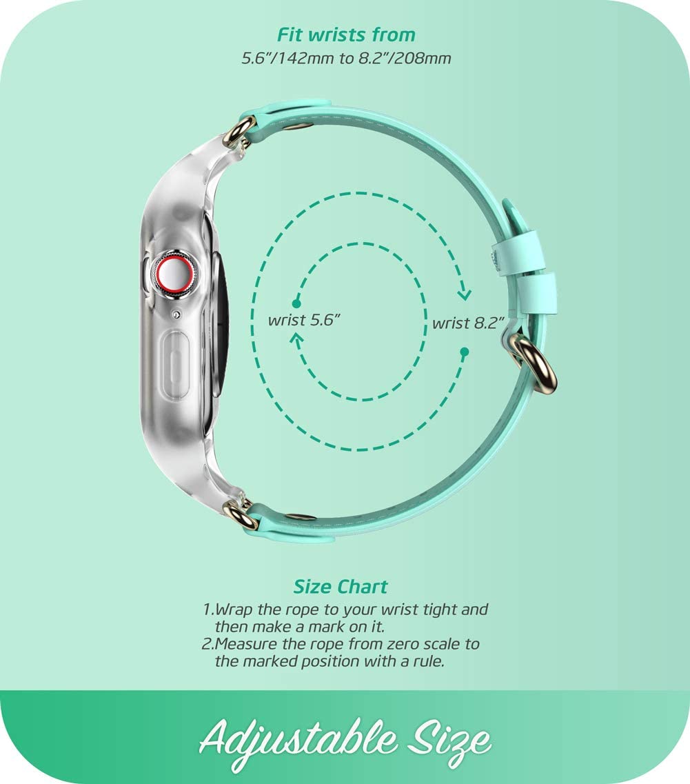 i-Blason Cosmo Apple Watch Band Siri 6 / SE / 5 / 4 [44mm] Hijau Jed, Sarung Bampar Pelindung Bersukan Bergaya dengan Jalur Tali Boleh Laras