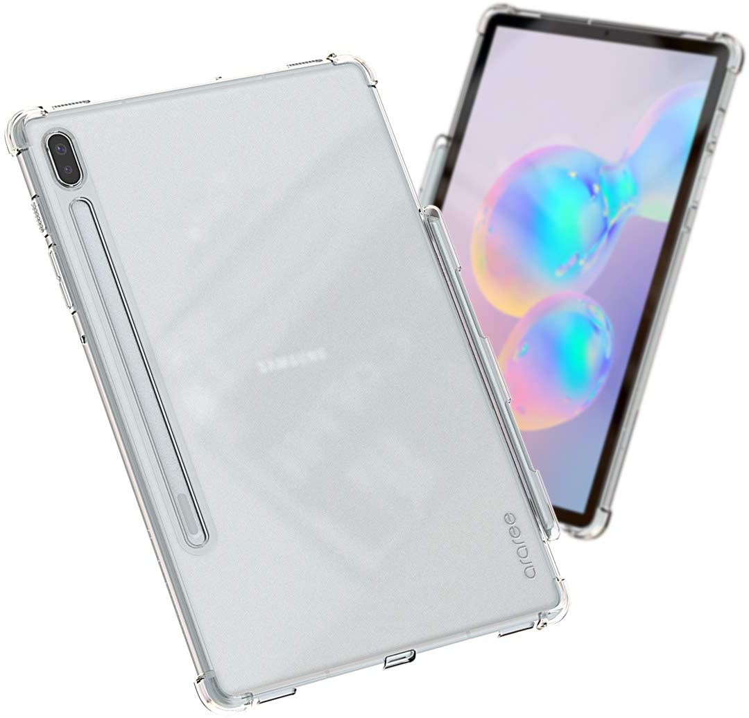 Araree MACH Galaxy Tab S6 10.5" / S6 Lite 10.4" with Side S Pen Holder TPU Shockproof Protective Case Cover