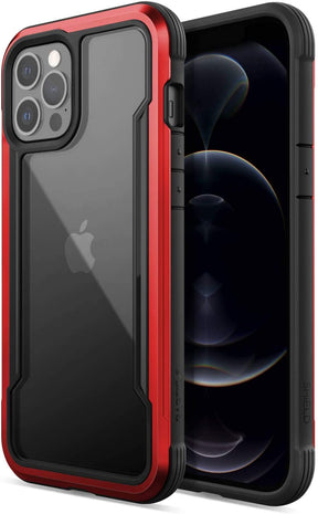 X-Doria Defense Raptic Shield iPhone 12 / Pro / Pro Max Shock Absorbing Protection, Durable Aluminum Frame, 10ft Drop Tested Case