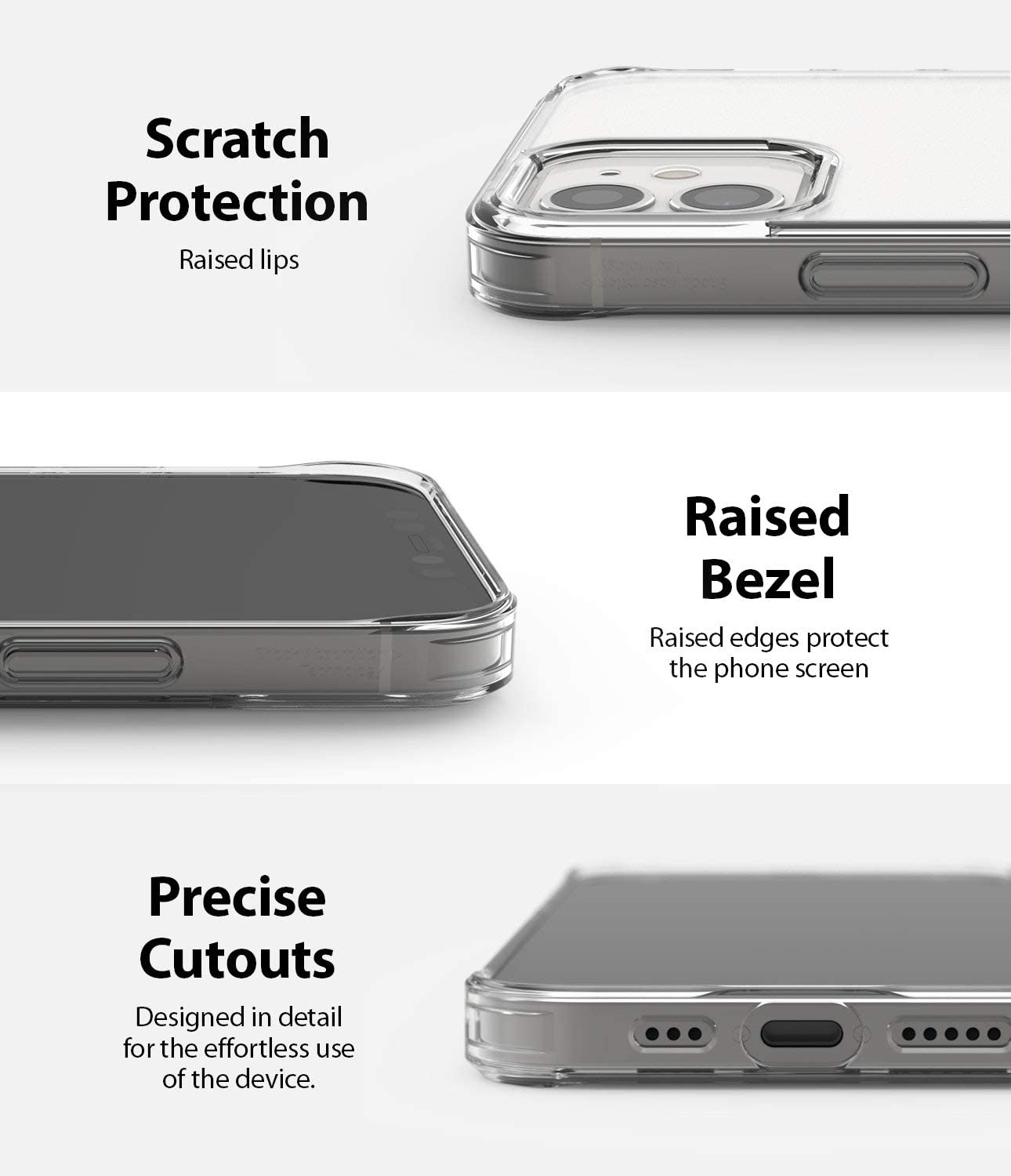 Ringke Fusion Matte iPhone 12 / Pro / Pro Max / Mini Case Translucent Satin Texture Anti Scratch TPU Bumper Cover Frost Clear