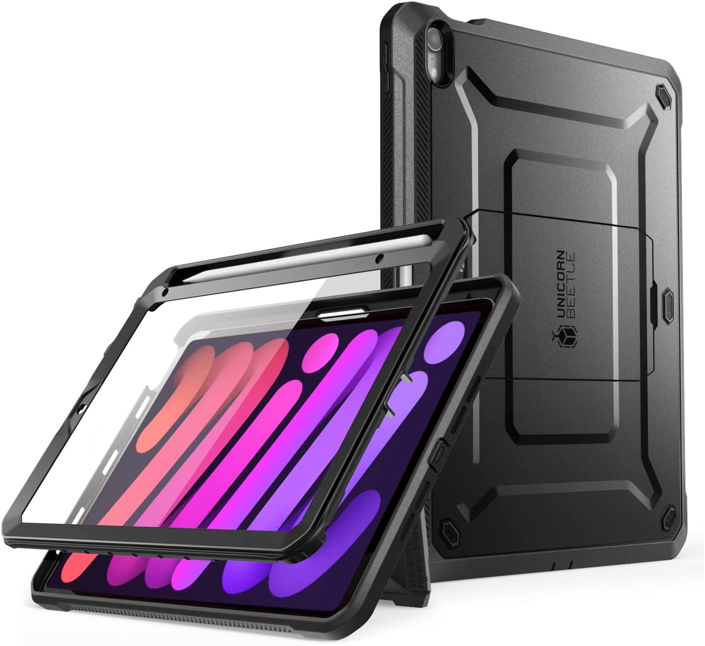 SUPCASE iPad mini 6 (2021) Unicorn Beetle PRO Shockproof Rugged Case - Black