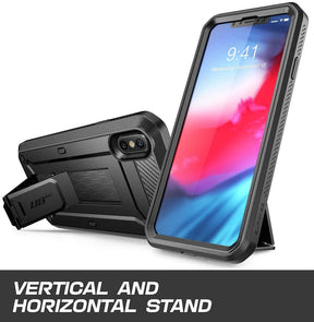 SUPCASE Unicorn Beetle Pro iPhone XS Max / XS / XR Full-Body Rugged Holster Case with Built-In Screen Protector kickstand