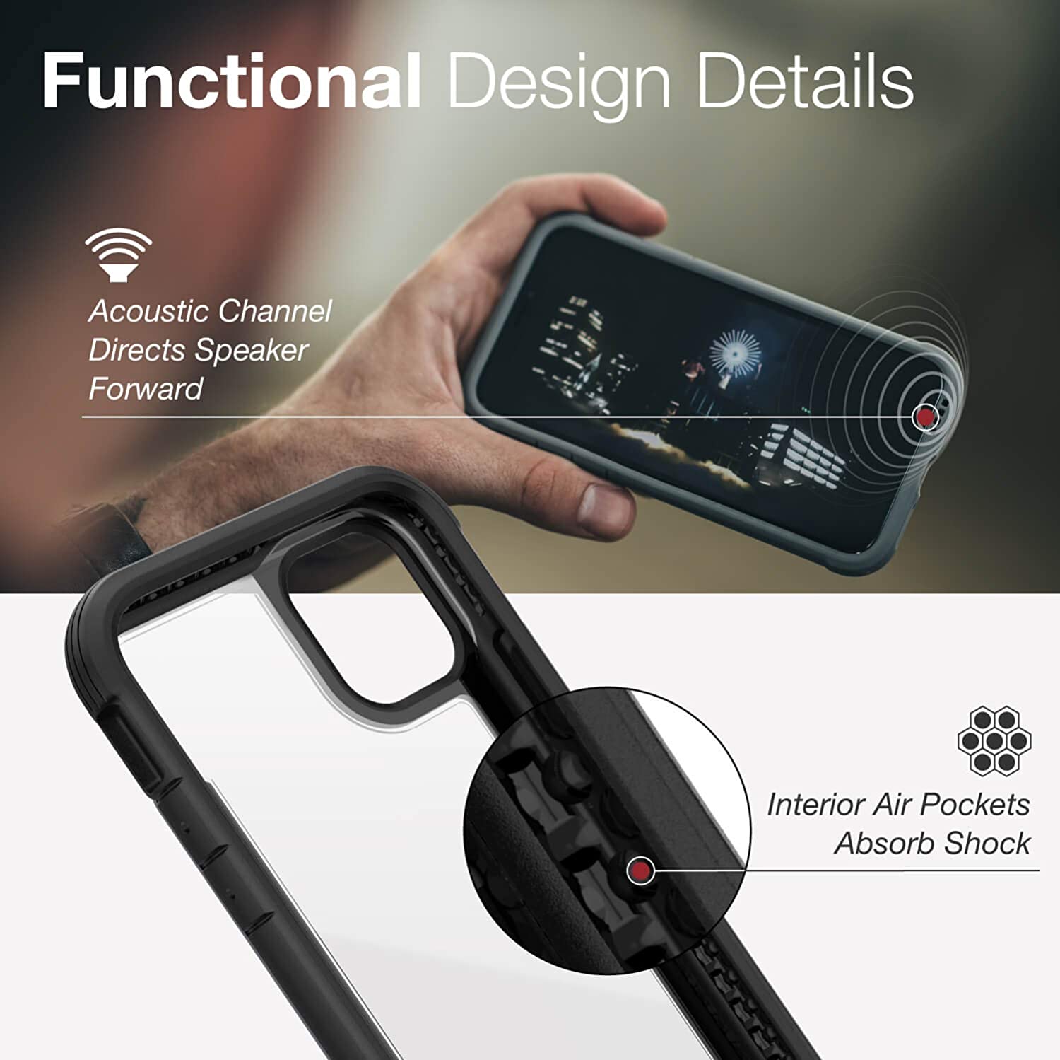X-Doria Defence Raptic Shield iPhone 11 / 11 Pro Max Military Grade Drop Tested, Anodized Aluminum, TPU, and Polycarbonate Protective Case