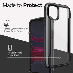X-Doria Defence Raptic Shield iPhone 11 / 11 Pro Max Military Grade Drop Tested, Anodized Aluminum, TPU, and Polycarbonate Protective Case