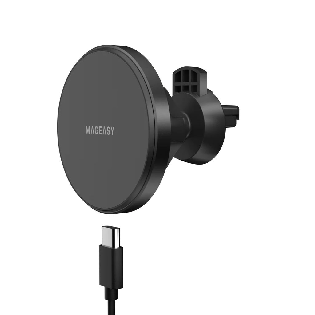 Switcheasy Mageasy MagMount Magnetic Wireless Car Charger Compatible for iPhone 14 / 13 / 12 Pro Max Series